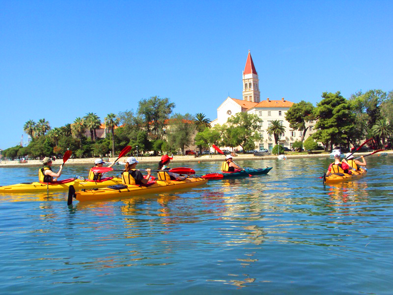 kayaking trogir